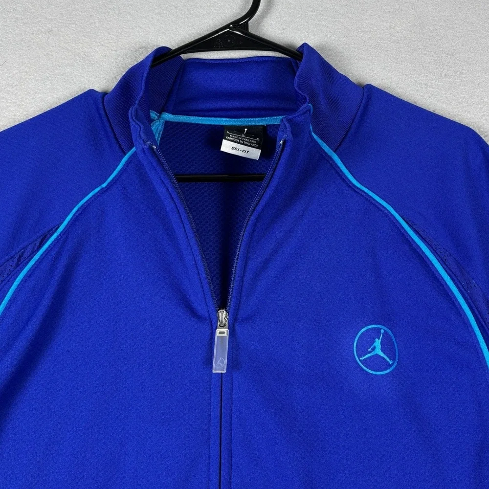 Jordan Dri-FIT Full Zip Track Jacket Jumpman Blue Large Mens